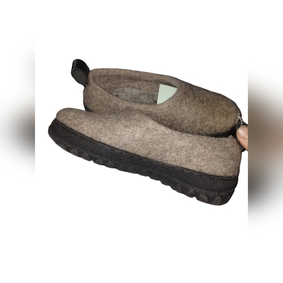 Woolen clogs Brown woolen clogs size 6 - Picture 3 of 10